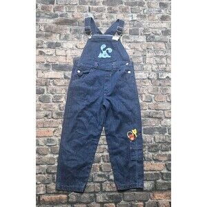 Vintage Y2K Blues Clues Denim Overalls Long Embroidered Kids Size 7